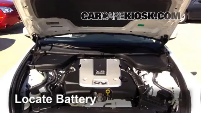 2013 Infiniti G37 X 3.7L V6 Coupe Batterie Changement